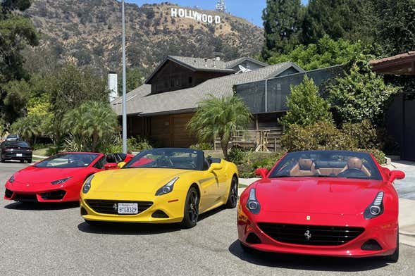 Giro in Ferrari a Los Angeles