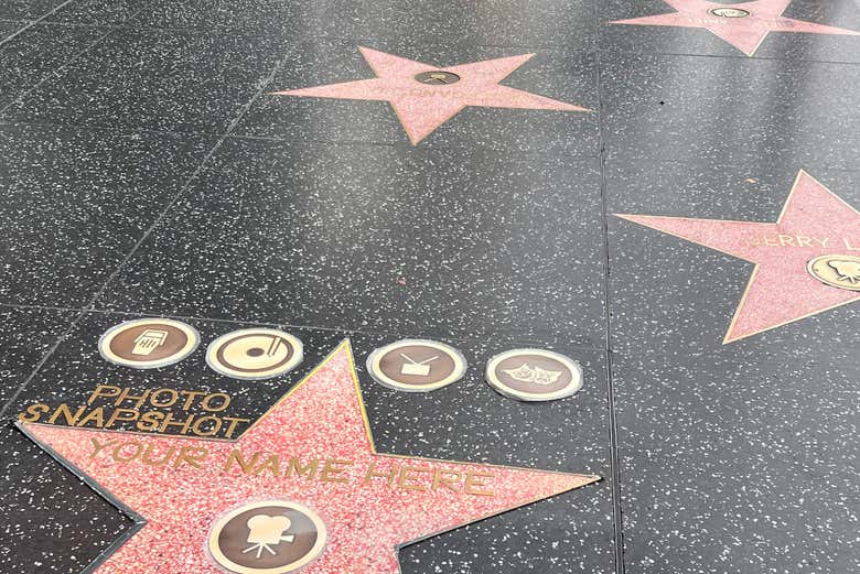 Stella personalizzabile sulla Walk of Fame di Los Angeles