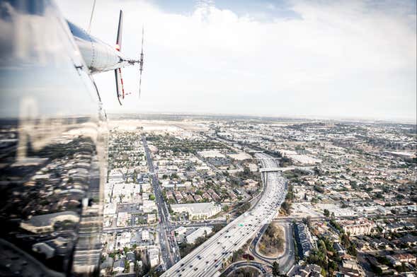 Giro in elicottero su Los Angeles