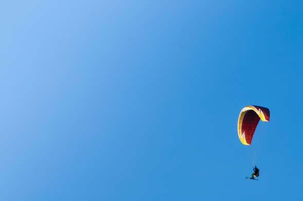 Volo in parapendio a Malibù